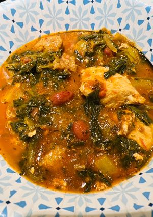 A picture of Chicken and Sausage Stew 🍲.