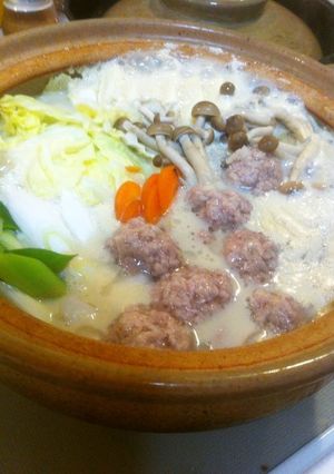 A picture of Easy Soy Milk Hot Pot with Rich Miso Great for Your Skin.