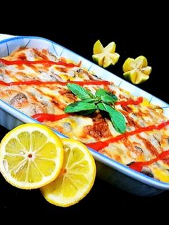 عکسی از دستور گراتن سیب زمینی و گوشت چرخی 😋😍 شام آسان