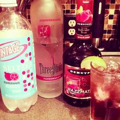A picture of Razzy Pom Pom Cocktail.