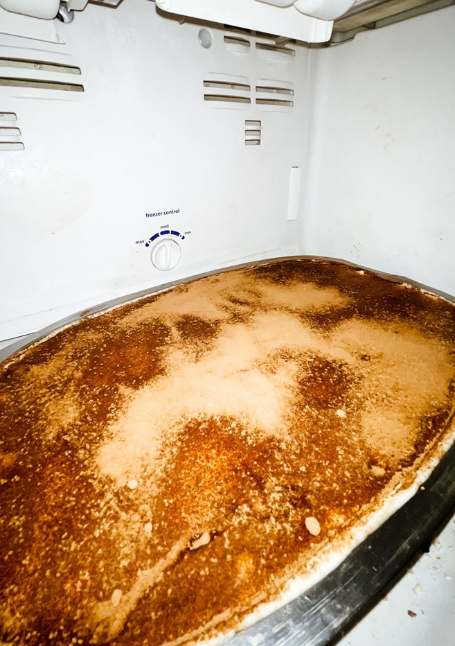 Una foto de Pave de dulce de leche