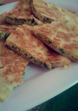 صورة لوصفة كاساديا الدجاج👌🍴