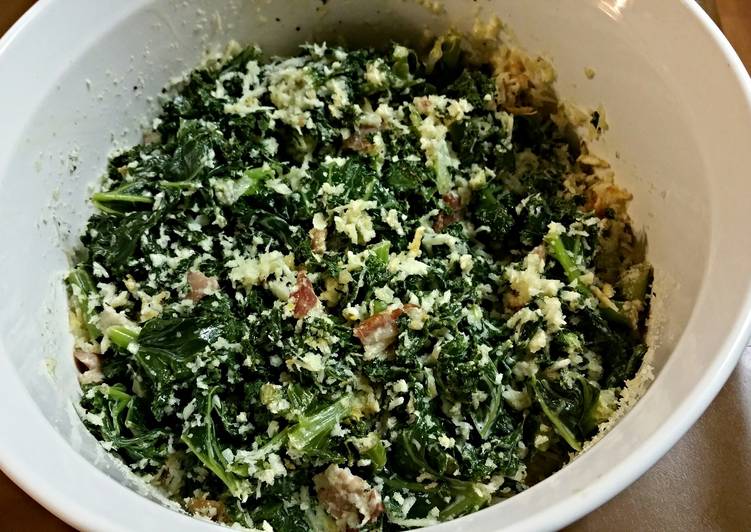 Easiest Way to Prepare Ultimate Kale Gratin with Bacon