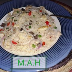 A picture of Chinese fried rice 1.