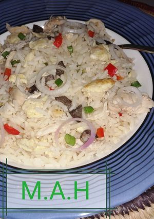 A picture of Chinese fried rice 1.