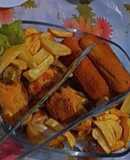 خوراک مرغ سرخ با کوکتل(مجلسی)4