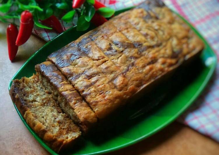 Cara Buat Banana Marmer Cake &#34;Eggless&#34; Untuk Pemula