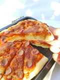 Pizza sosis keju