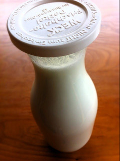 A picture of Lassi from a Curry Restaurant.