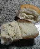 Chips de pollo, queso crema y ciboulette