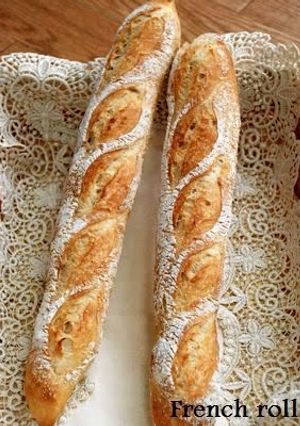 A picture of French Bread Made with Ingredients On Hand.