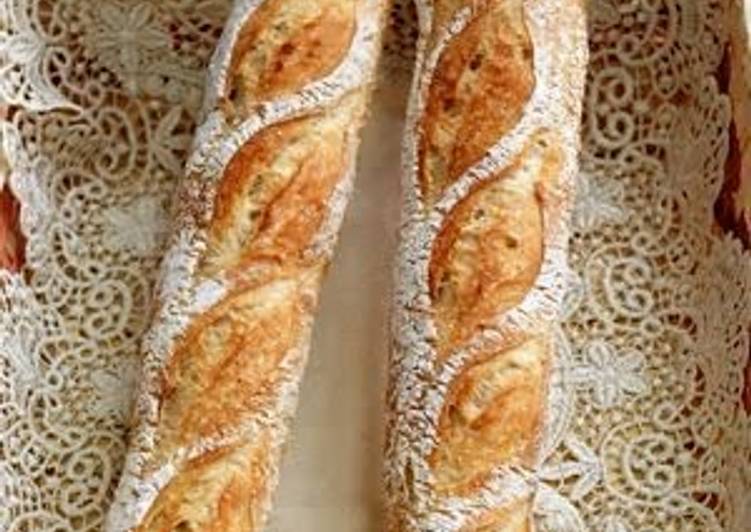 French Bread Made with Ingredients On Hand