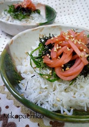A picture of Easy and Totally Delicious Shirasu Rice Bowl.
