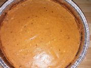 A picture of pumpkin cheesecake