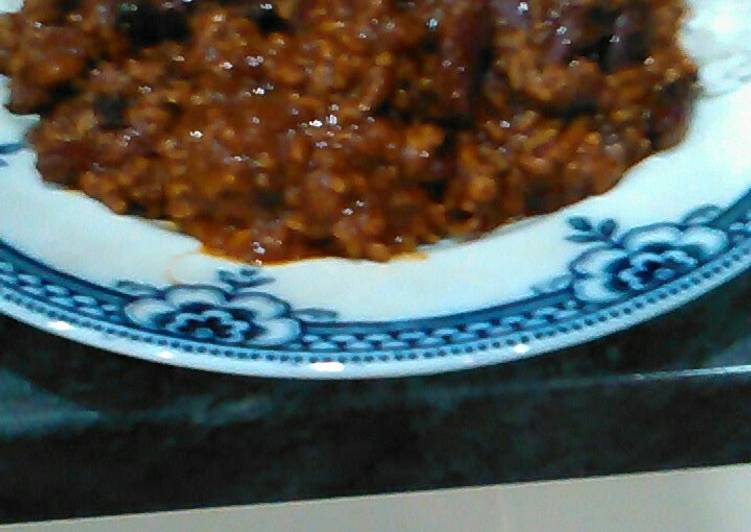 Easiest Way to Prepare Homemade Chilli con Carne