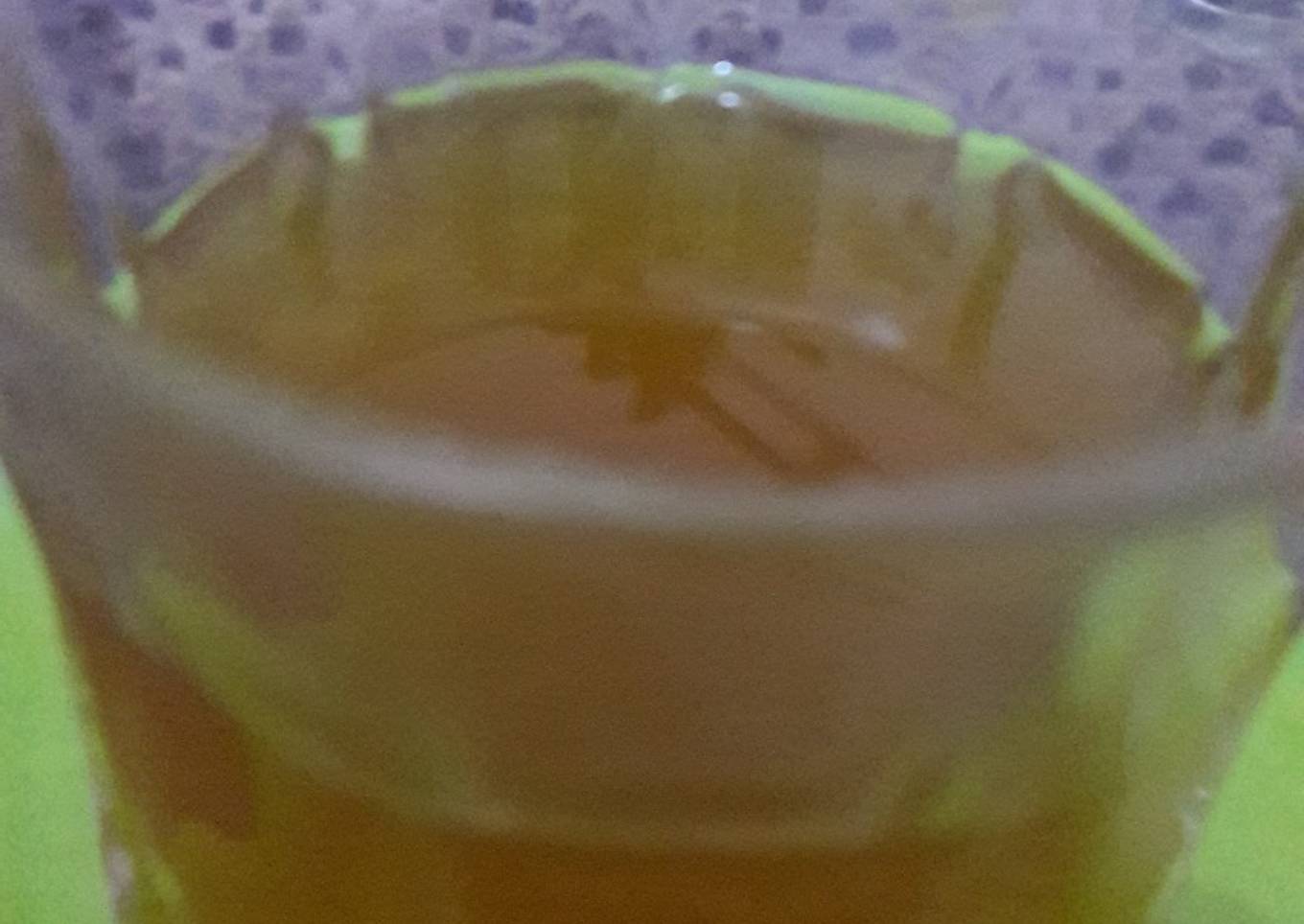 Green tea mocktail