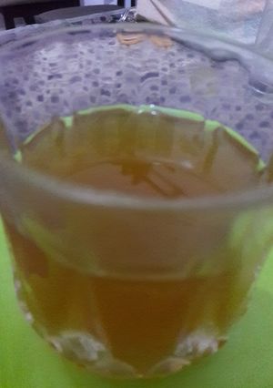 A picture of Green tea mocktail.
