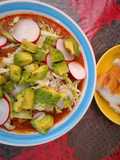 Pozole with Pork Shank, Backbone, and Pork Chunks (Pressure Cooker)