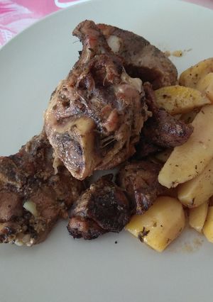 Φωτογραφία της συνταγής Αρνάκι με πατάτες στη γάστρ... σακούλα!