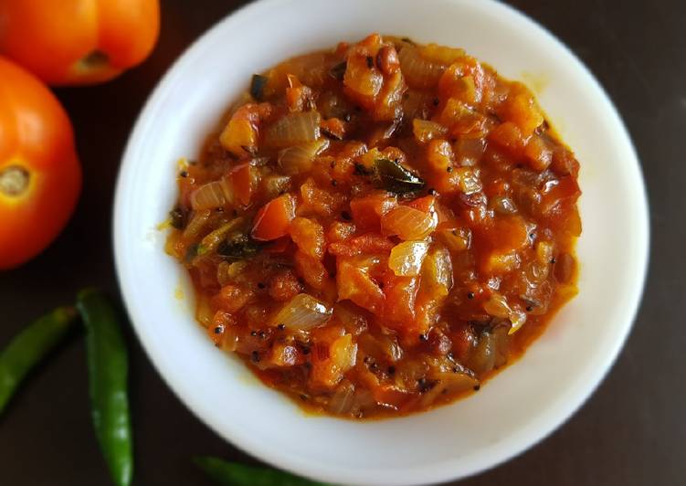 Steps to Make Super Quick Homemade Tomato Thokku