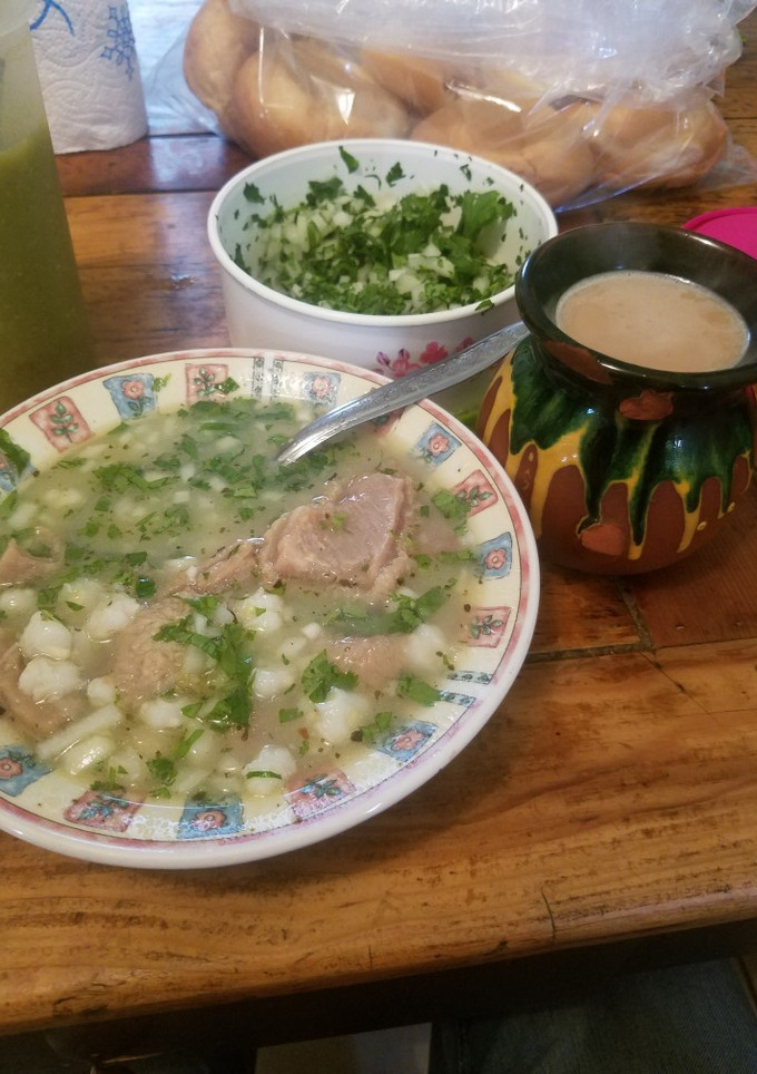 Una foto de Menudo blanco