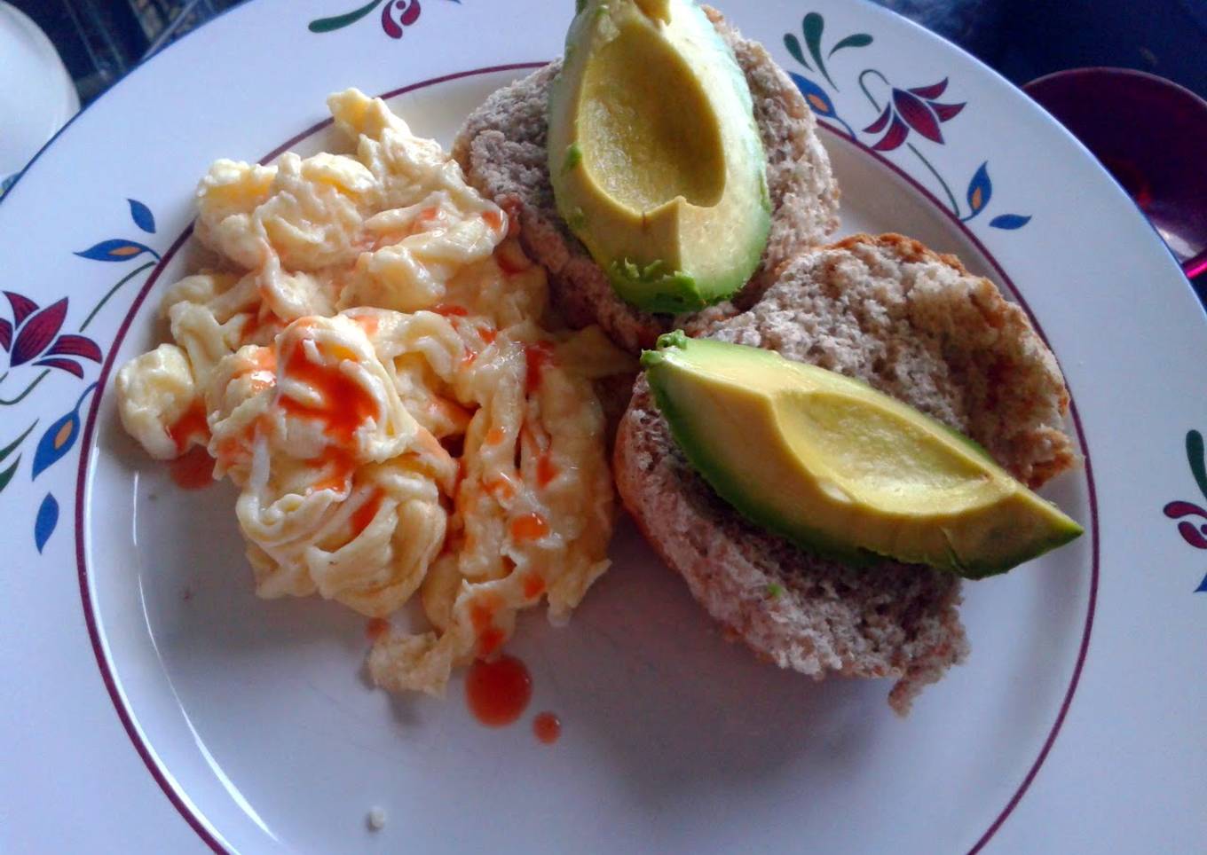 Habanero Eggs with Avocado