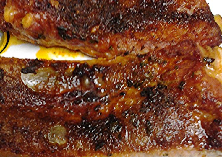 Recipe of Super Quick Homemade Ribs in an oven