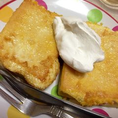 Cheesy French Toast with Koya Tofu (Low-Carb) A picture of Cheesy French Toast with Koya Tofu (Low-Carb).