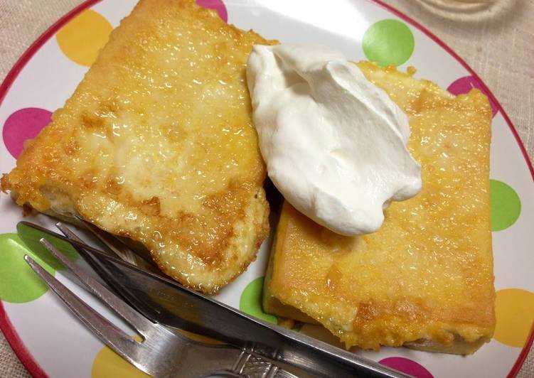 Easiest Way to Prepare Favorite Cheesy French Toast with Koya Tofu (Low-Carb)