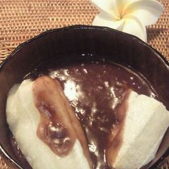 A picture of Easy Red Bean Soup Made with Store-Bought Anko.