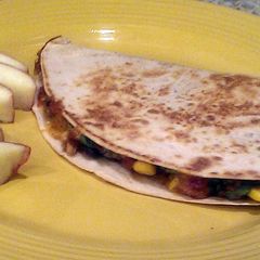 A picture of Black Bean Quesadilla.