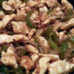A picture of Chicken Fajitas.