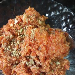 A picture of Dry fruit caroot halwa.