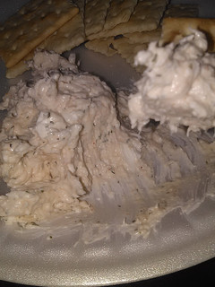A picture of Nikki's Spicy crab dip.