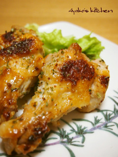 A picture of Baked Chicken with Garlic and Lemon.