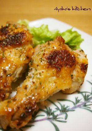A picture of Baked Chicken with Garlic and Lemon.