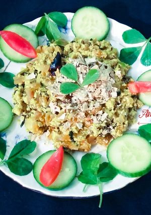 A picture of Methi paneer bhurji.