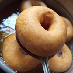 A picture of Nutmeg flavored donuts.