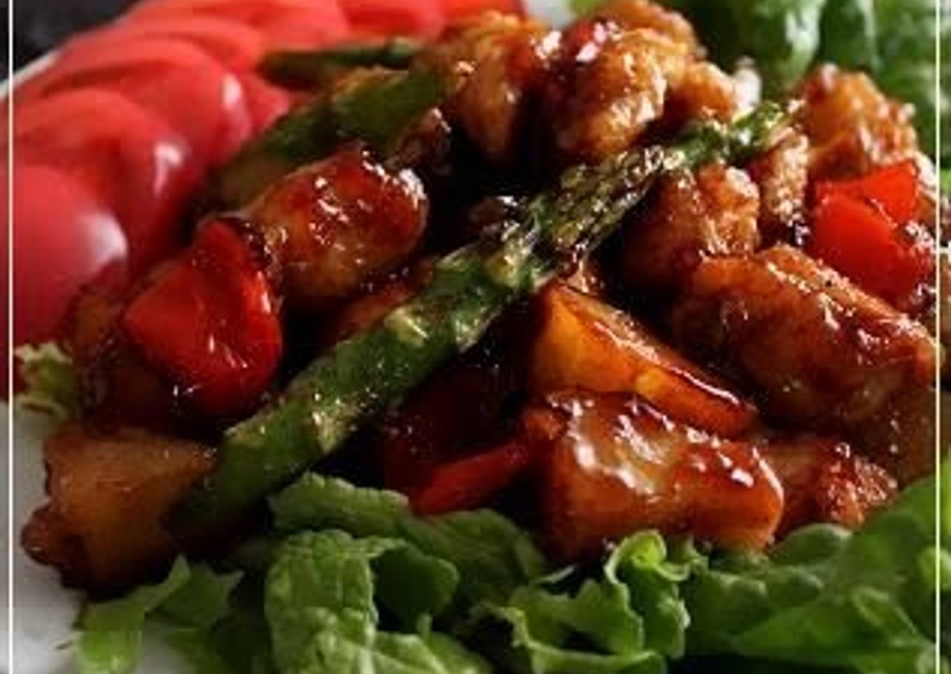 Sweet & Salty Chicken Stir-Fry Using White Chicken Meat
