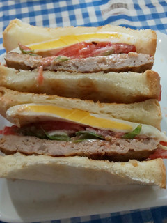 A picture of Easy and Delicious Pork Rib-Style Sandwich DX.
