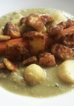 A picture of Sig's German Pea Soup.