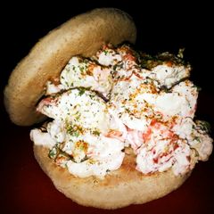 A picture of Mike's Classic Lobster Rolls.