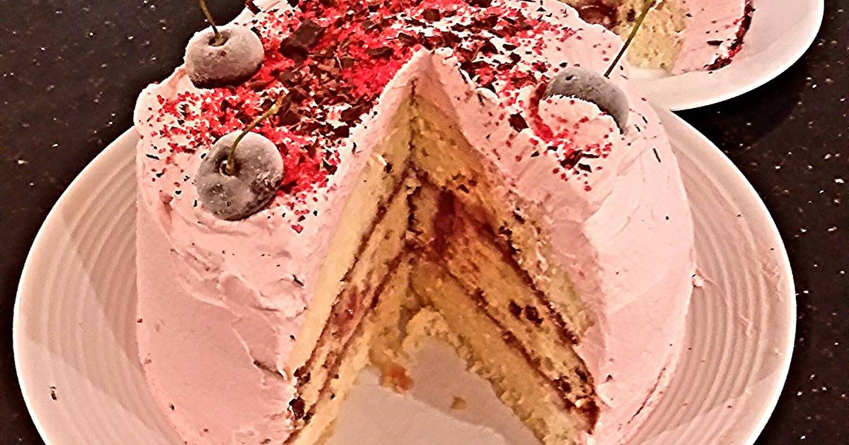 Cherry Baby Birthday Cake + Party | Vintage Mixer