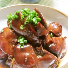 A picture of Gingery Savory-Sweet Chicken Liver.