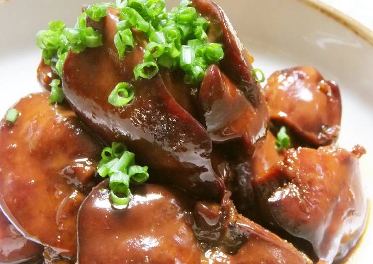 Recipe of Quick Gingery Savory-Sweet Chicken Liver