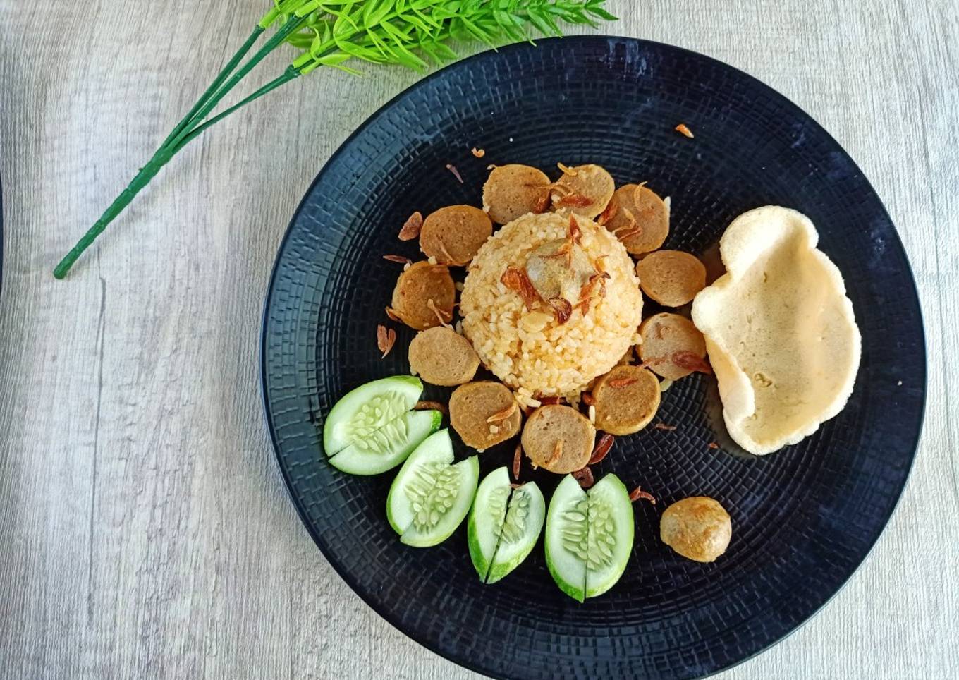 Nasi Goreng Sosis Bakso