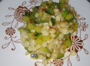 Una foto de Calabaza guisada con elote