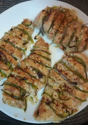 A picture of Stuffed chicken breast #bakingcontest.
