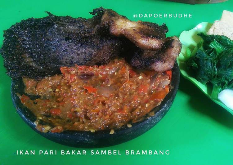 Resep Ikan pari bakar sambel brambang, Anti Gagal