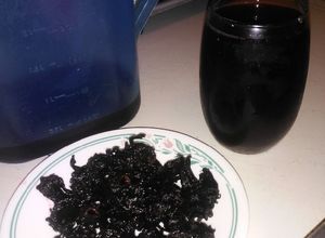Una foto de Agua de flor de jamaica